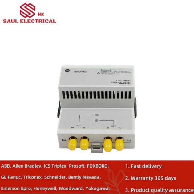 AB Industries 1786-RPFRL Dual Fiber Optic Channel, Industrial Automation Module