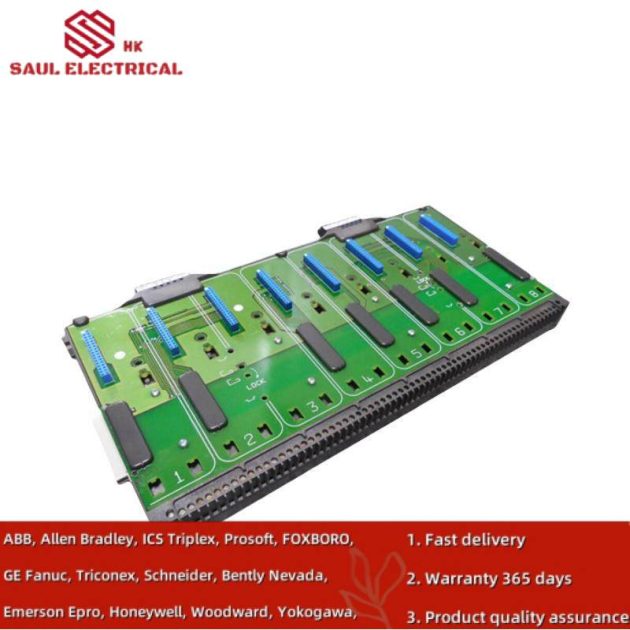 Emerson KJ4001X1-BE1 REV:L 8 Wide I/O Carrier with Shield