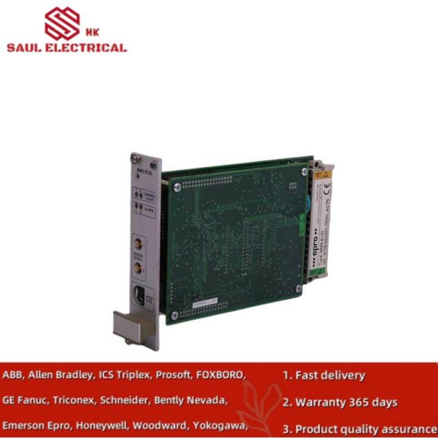 EPRO PLC MMS6120: Extended Dual Channel Bearing Vibration Monitor