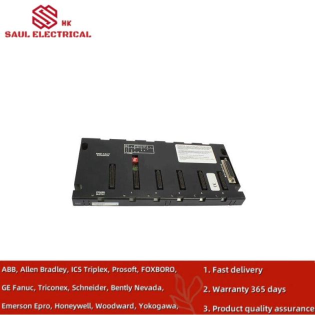 GE IC693CHS398 PLC I/O Expansion Baseplate, 6-Slot Configuration