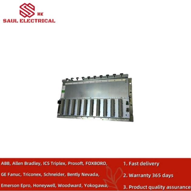 ABB RF615 3BHT100010R1: Base Backplane with 10 Slots