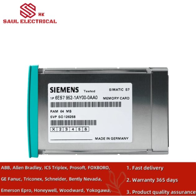 Siemens 6ES7952-0KH00-0AA0, S7-400 Memory Card with EEPROM Technology, High Reliability Data Storage Solution