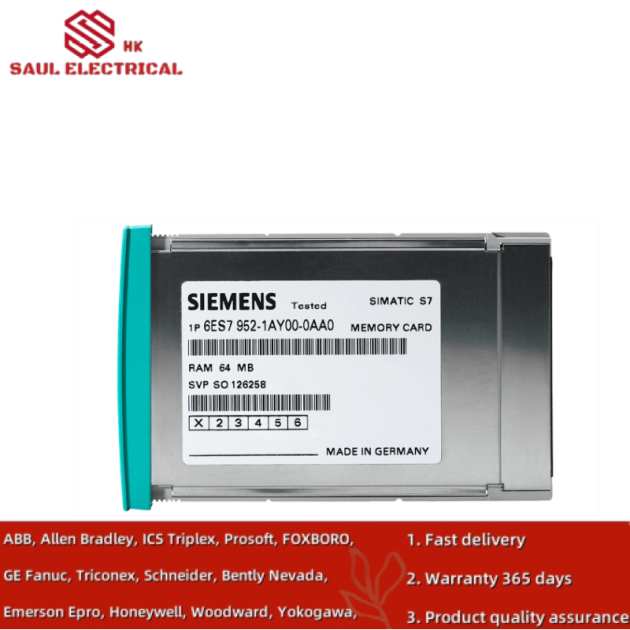 Siemens 6ES7952-1AK00-0AA0 RAM Memory Card for S7-400